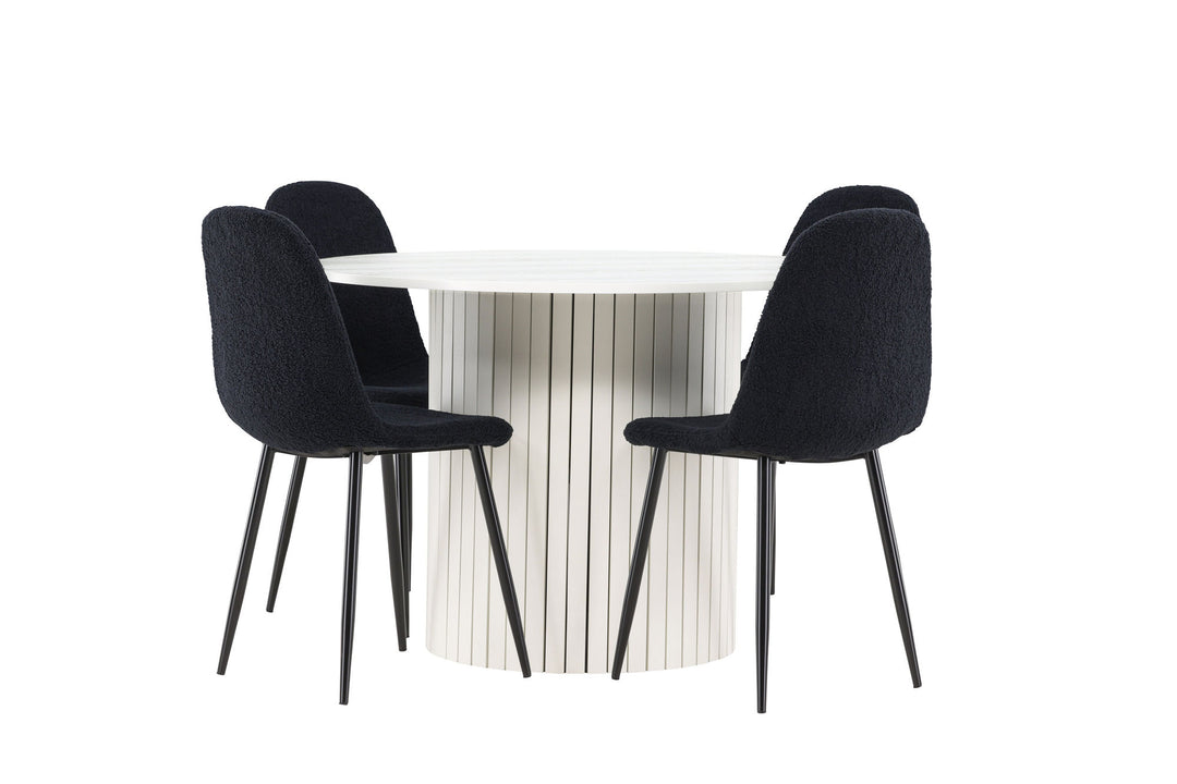 Venture Home Härön Dining Table with Polar Dining Chair