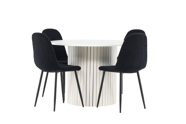 Venture Home Härön Dining Table with Polar Dining Chair