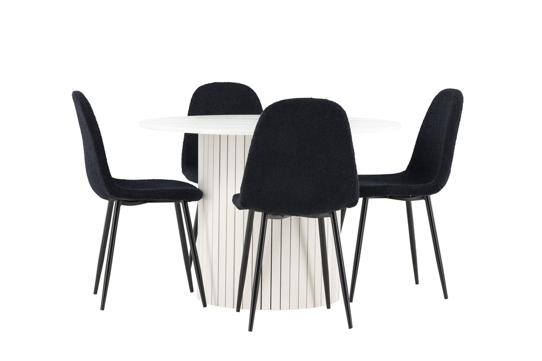 Venture Home Härön Dining Table with Polar Dining Chair