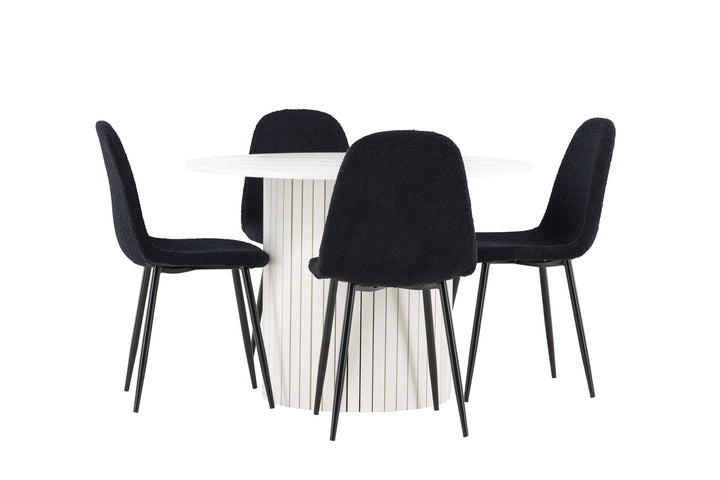 Venture Home Härön Dining Table with Polar Dining Chair