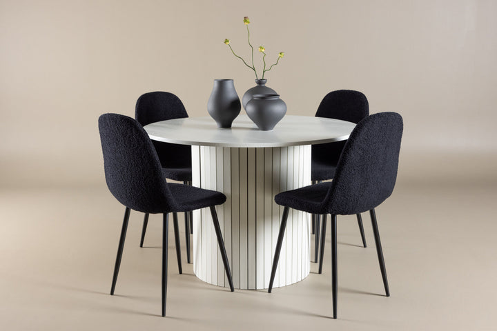 Venture Home Härön Dining Table with Polar Dining Chair