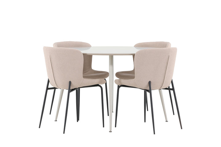 Venture Home Plaza Dining Table with Modesto Dining Chair