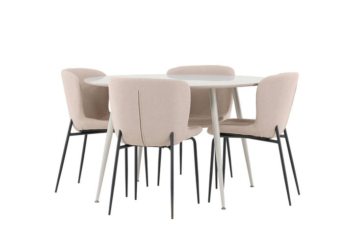 Venture Home Plaza Dining Table with Modesto Dining Chair