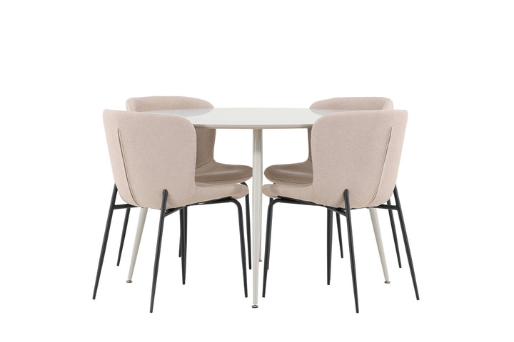 Venture Home Plaza Dining Table with Modesto Dining Chair