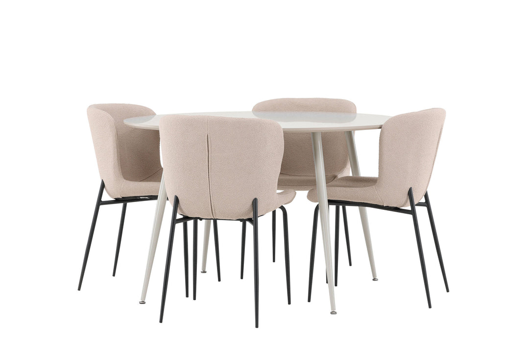 Venture Home Plaza Dining Table with Modesto Dining Chair