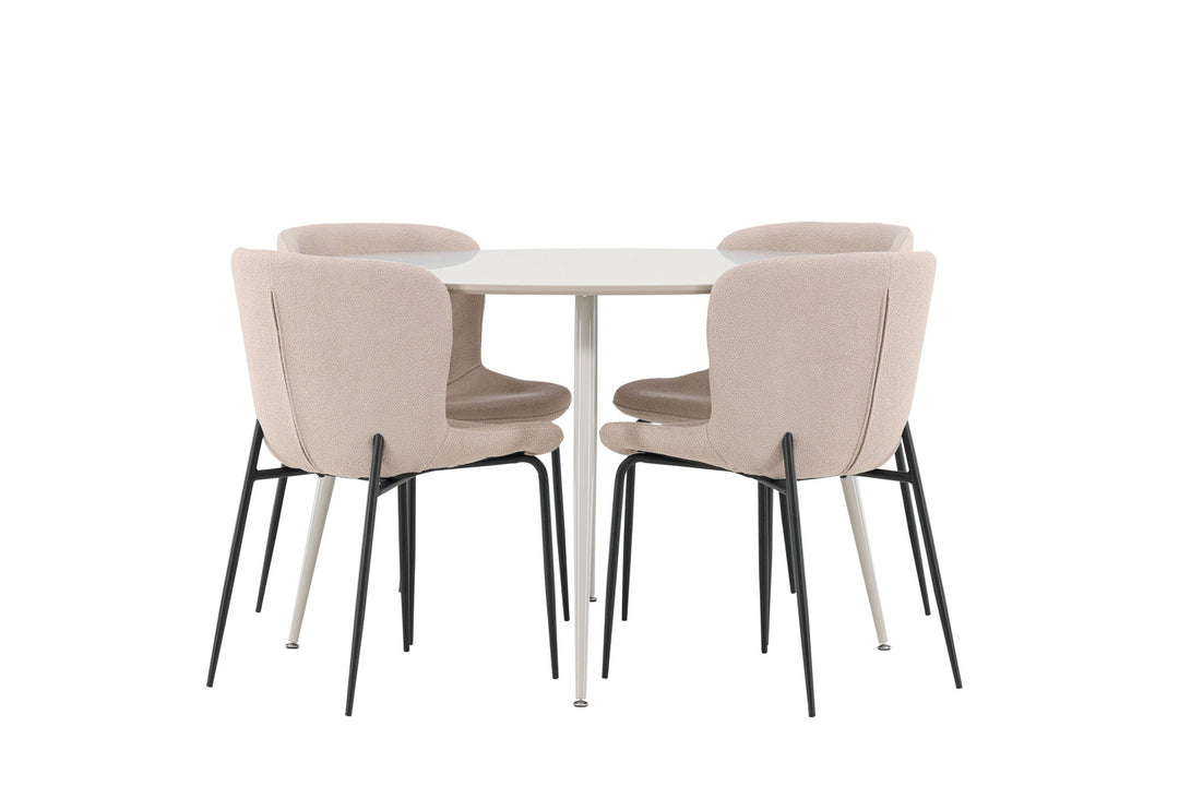 Venture Home Plaza Dining Table with Modesto Dining Chair