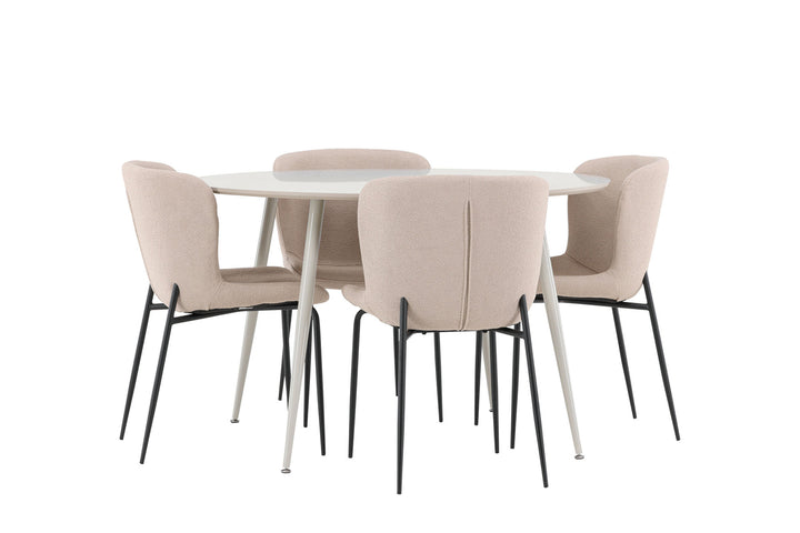 Venture Home Plaza Dining Table with Modesto Dining Chair