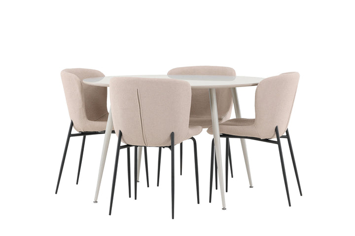 Venture Home Plaza Dining Table with Modesto Dining Chair