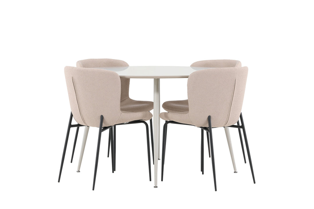 Venture Home Plaza Dining Table with Modesto Dining Chair