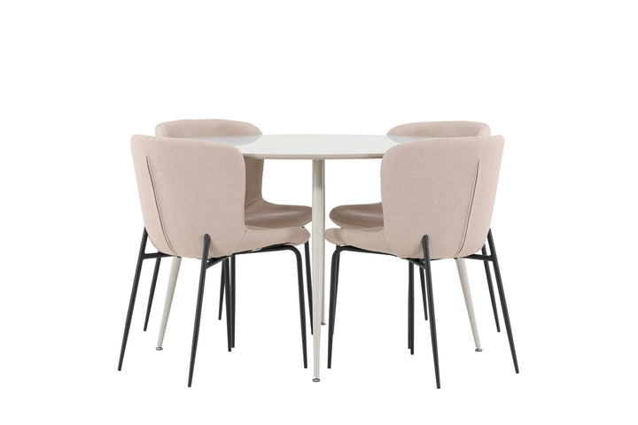 Venture Home Plaza Dining Table with Modesto Dining Chair