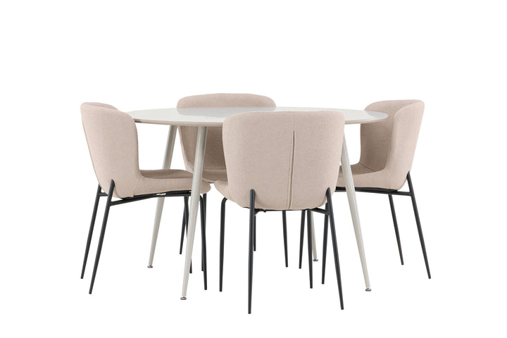 Venture Home Plaza Dining Table with Modesto Dining Chair
