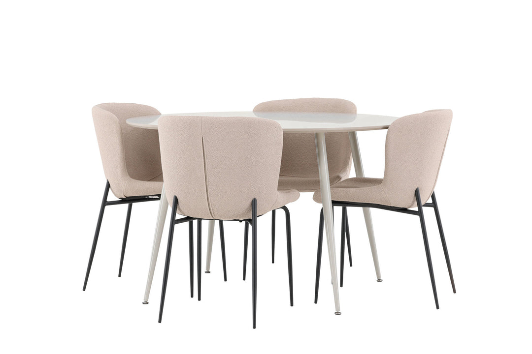 Venture Home Plaza Dining Table with Modesto Dining Chair