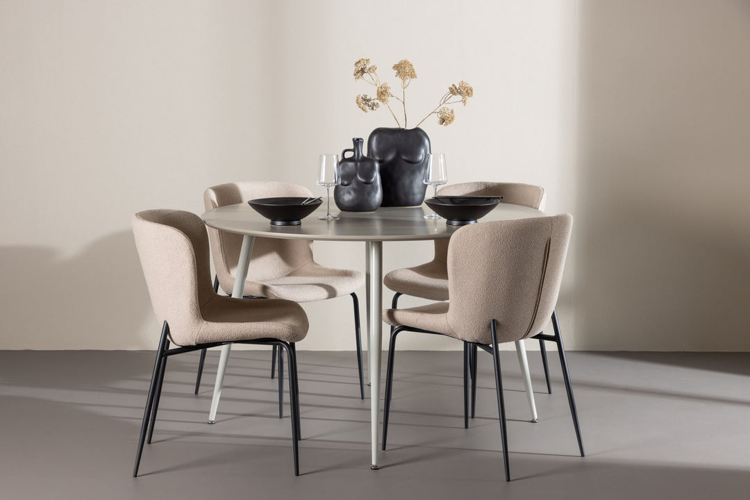 Venture Home Plaza Dining Table with Modesto Dining Chair