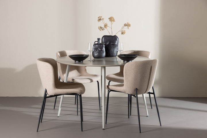 Venture Home Plaza Dining Table with Modesto Dining Chair