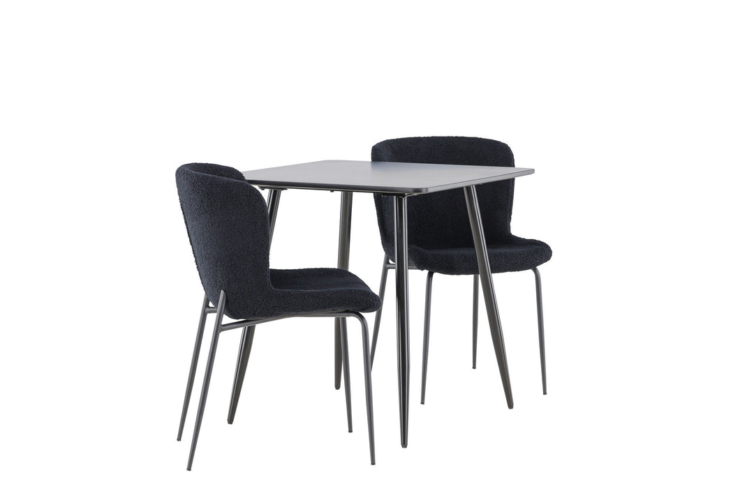 Venture Home Polar Dining Table with Modesto Dining Chair