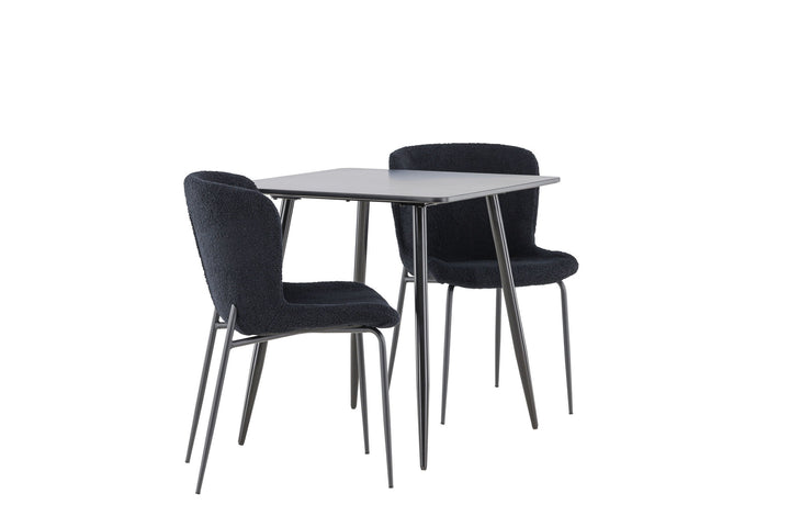 Venture Home Polar Dining Table with Modesto Dining Chair