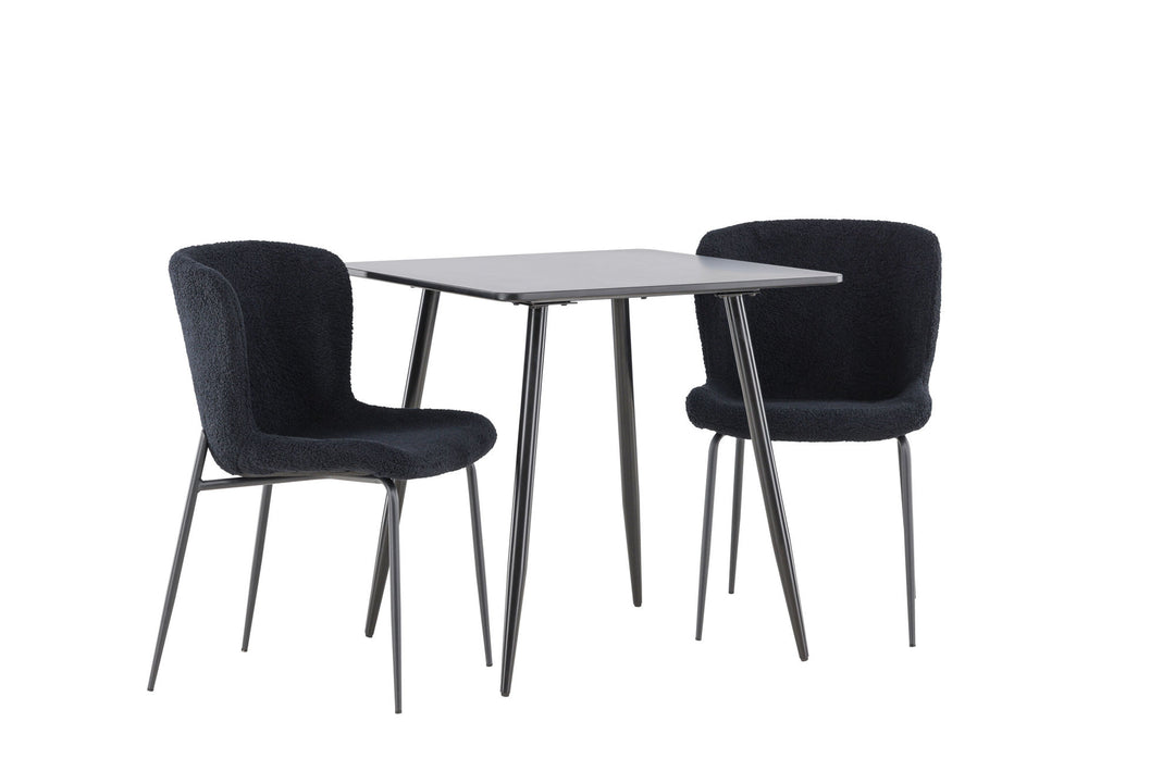Venture Home Polar Dining Table with Modesto Dining Chair