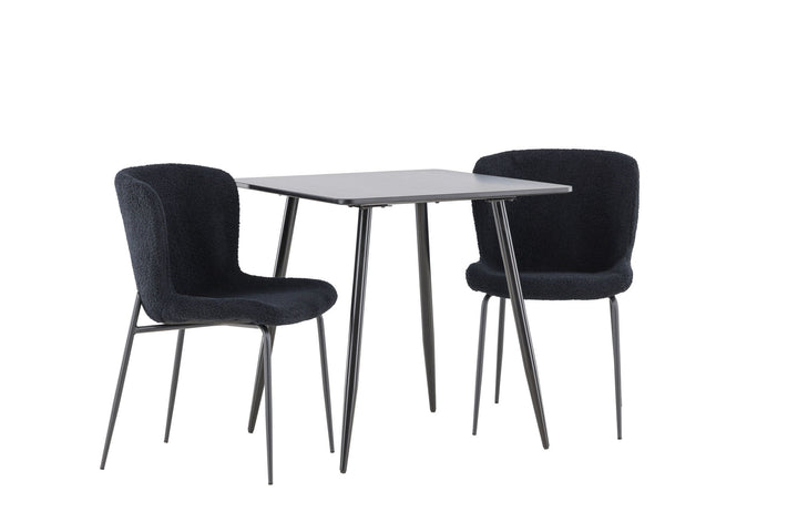 Venture Home Polar Dining Table with Modesto Dining Chair