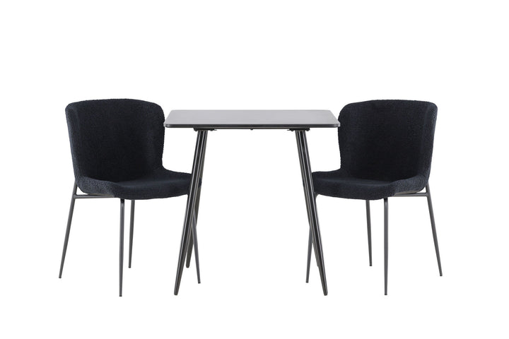 Venture Home Polar Dining Table with Modesto Dining Chair