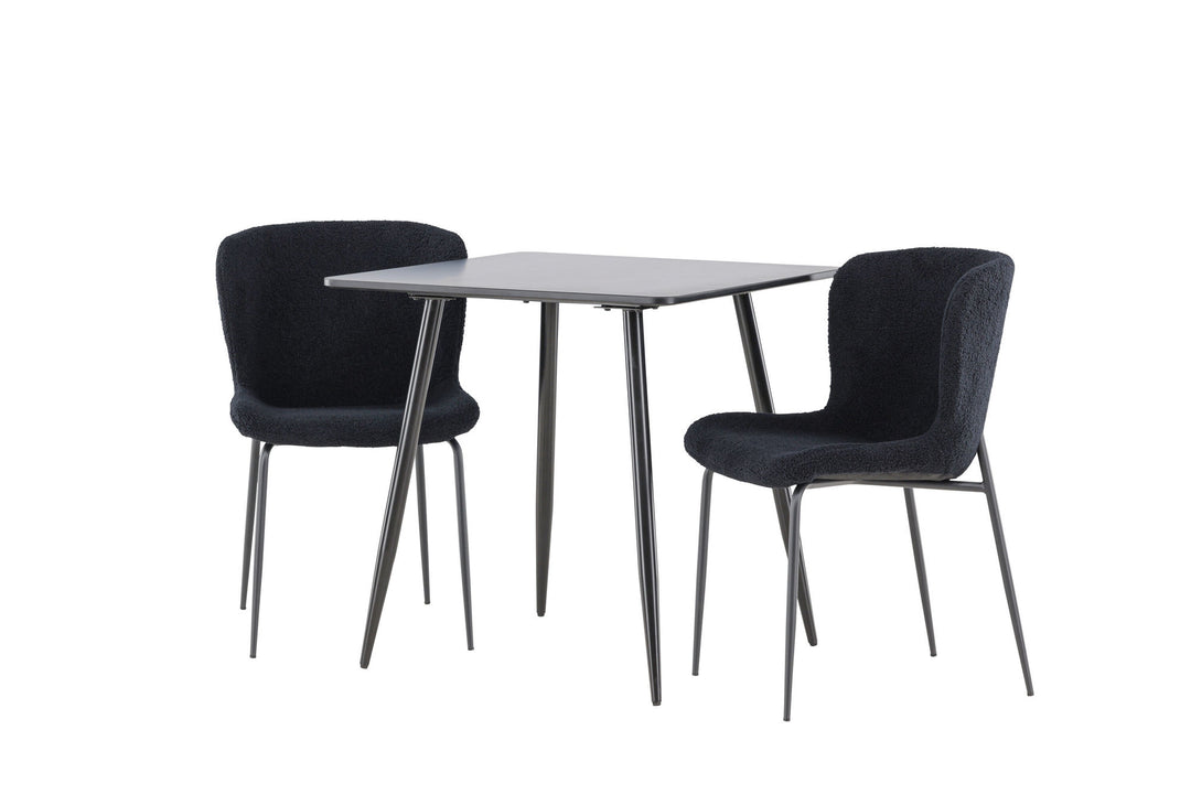 Venture Home Polar Dining Table with Modesto Dining Chair