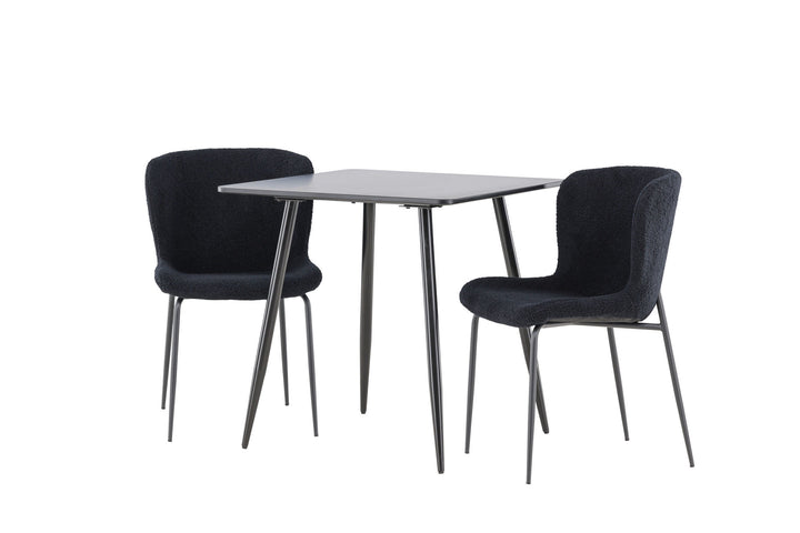 Venture Home Polar Dining Table with Modesto Dining Chair