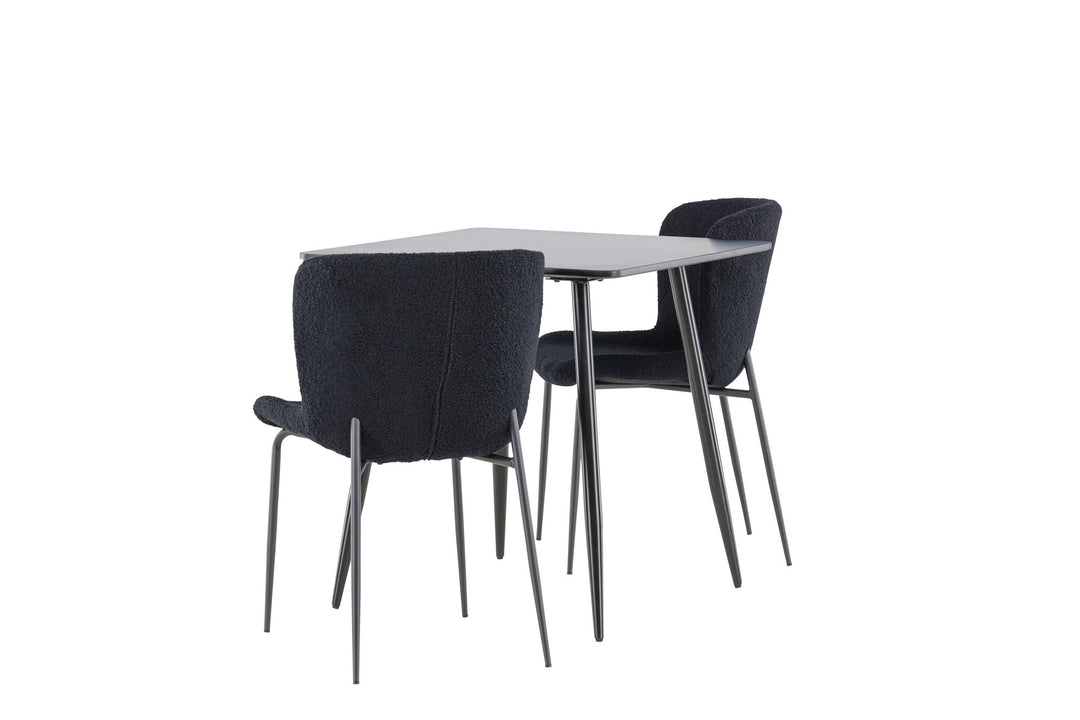Venture Home Polar Dining Table with Modesto Dining Chair