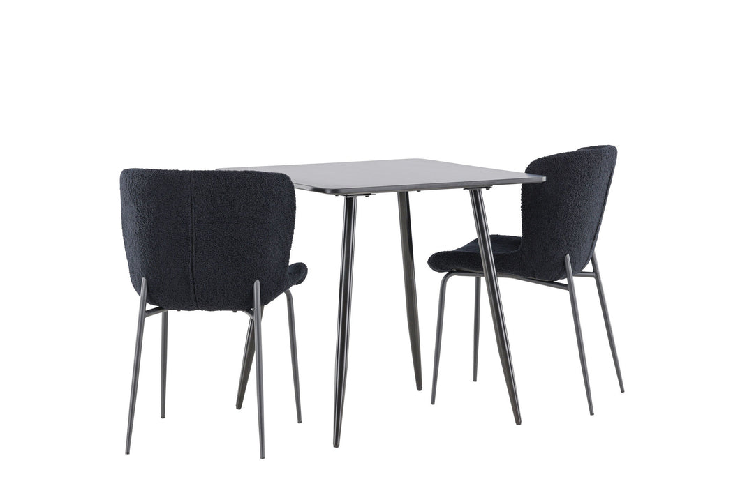 Venture Home Polar Dining Table with Modesto Dining Chair