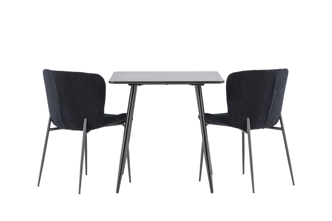 Venture Home Polar Dining Table with Modesto Dining Chair