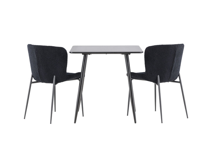 Venture Home Polar Dining Table with Modesto Dining Chair