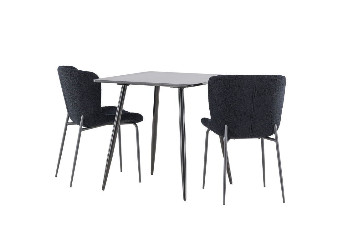 Venture Home Polar Dining Table with Modesto Dining Chair