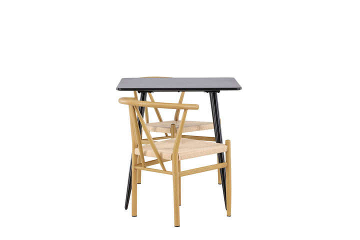 Venture Home Polar Dining Table with Alfons Dining Chair