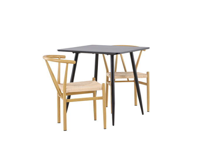 Venture Home Polar Dining Table with Alfons Dining Chair