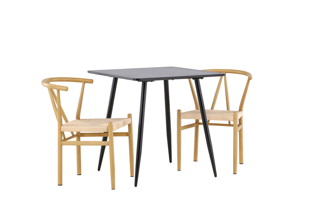 Venture Home Polar Dining Table with Alfons Dining Chair
