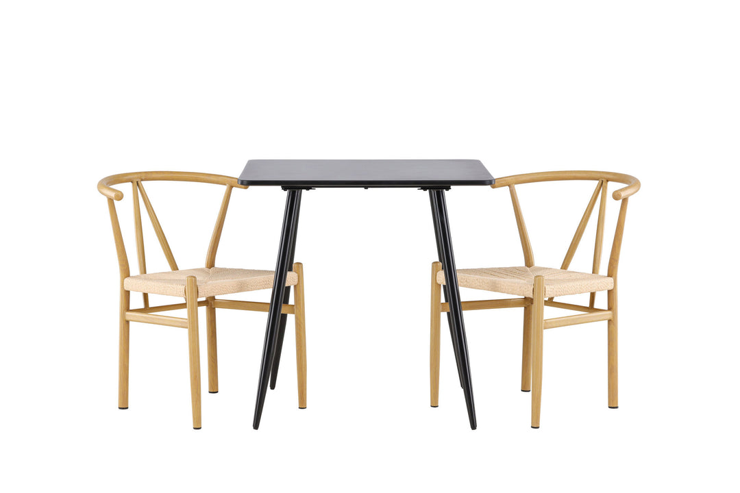 Venture Home Polar Dining Table with Alfons Dining Chair