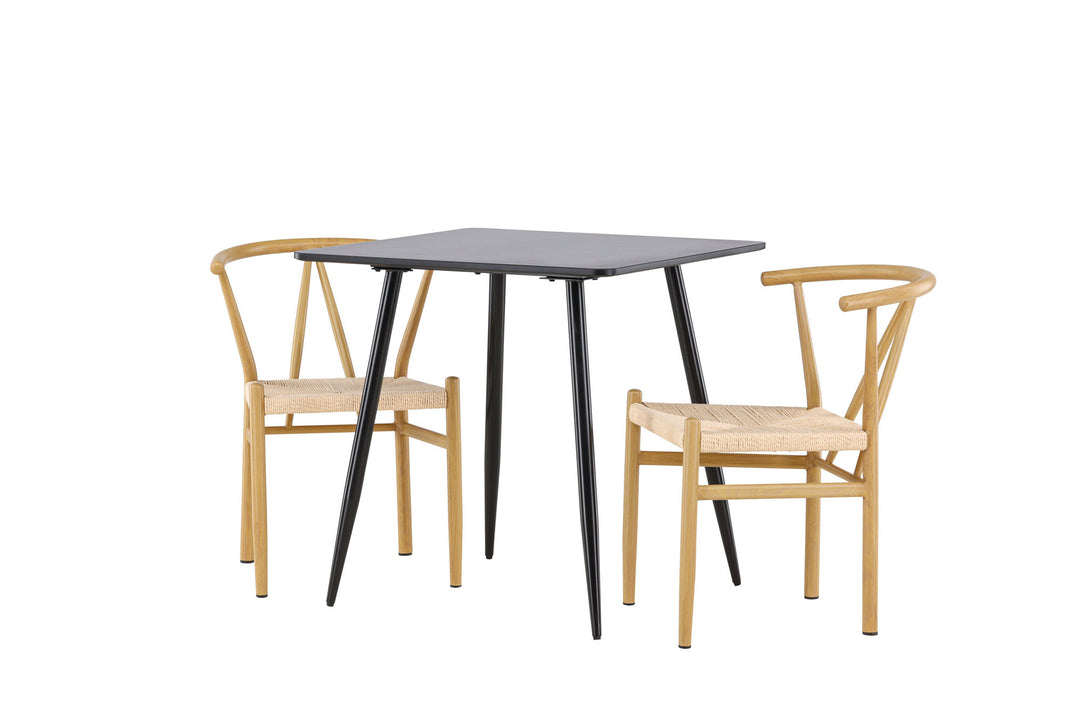Venture Home Polar Dining Table with Alfons Dining Chair