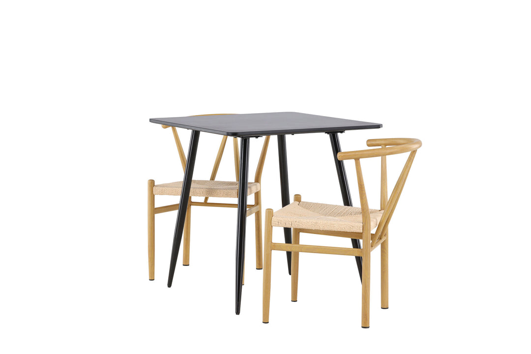 Venture Home Polar Dining Table with Alfons Dining Chair