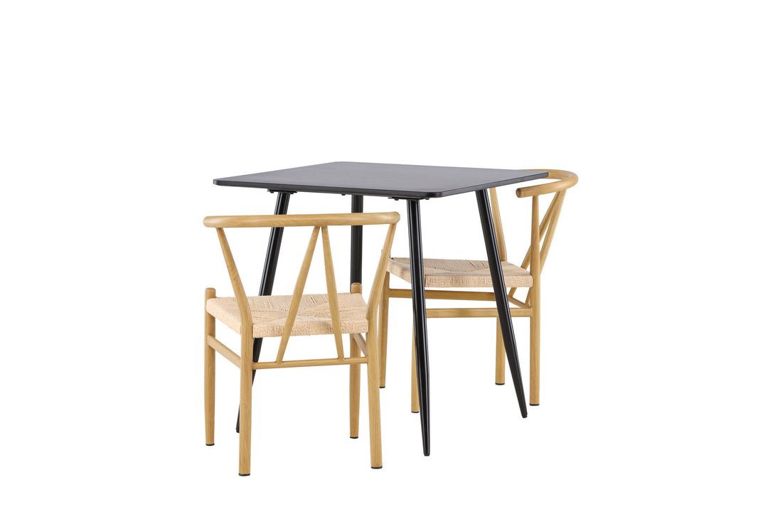 Venture Home Polar Dining Table with Alfons Dining Chair