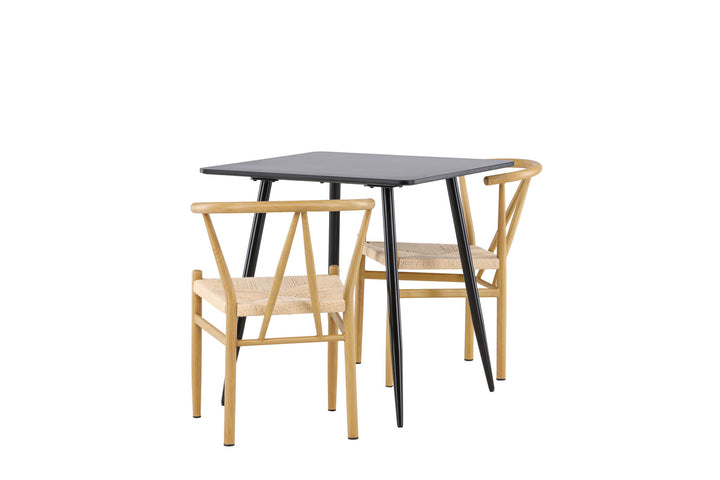 Venture Home Polar Dining Table with Alfons Dining Chair