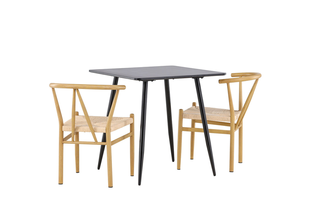 Venture Home Polar Dining Table with Alfons Dining Chair