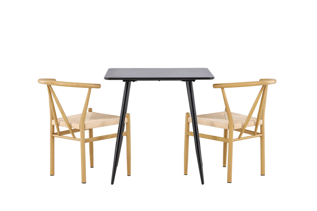 Venture Home Polar Dining Table with Alfons Dining Chair