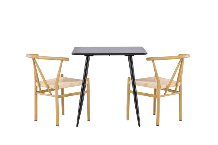 Venture Home Polar Dining Table with Alfons Dining Chair
