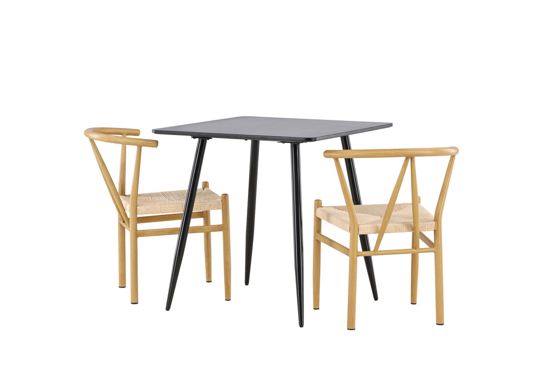Venture Home Polar Dining Table with Alfons Dining Chair