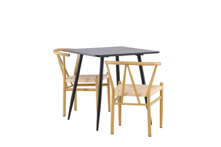 Venture Home Polar Dining Table with Alfons Dining Chair