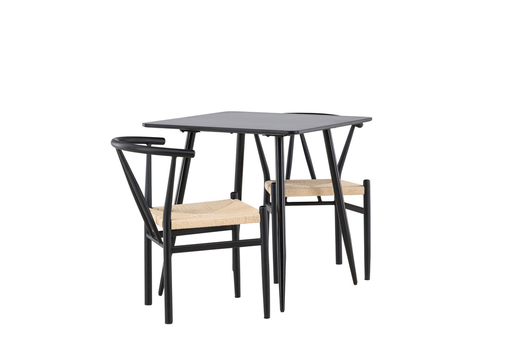 Venture Home Polar Dining Table with Alfons Dining Chair
