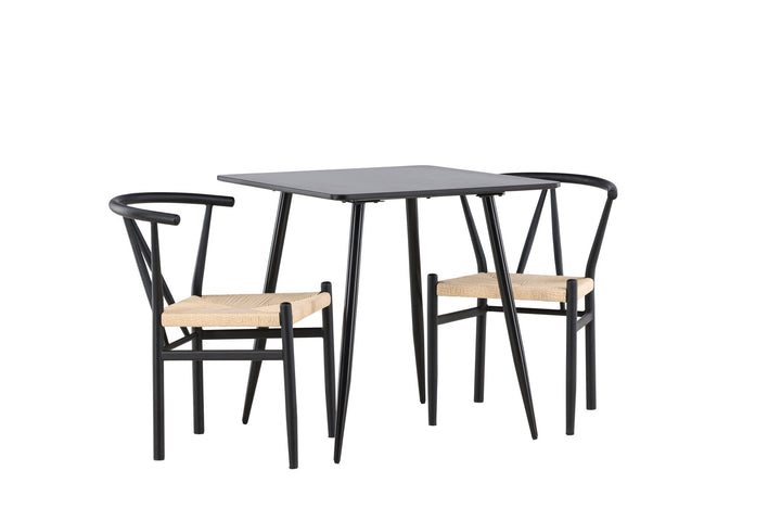 Venture Home Polar Dining Table with Alfons Dining Chair