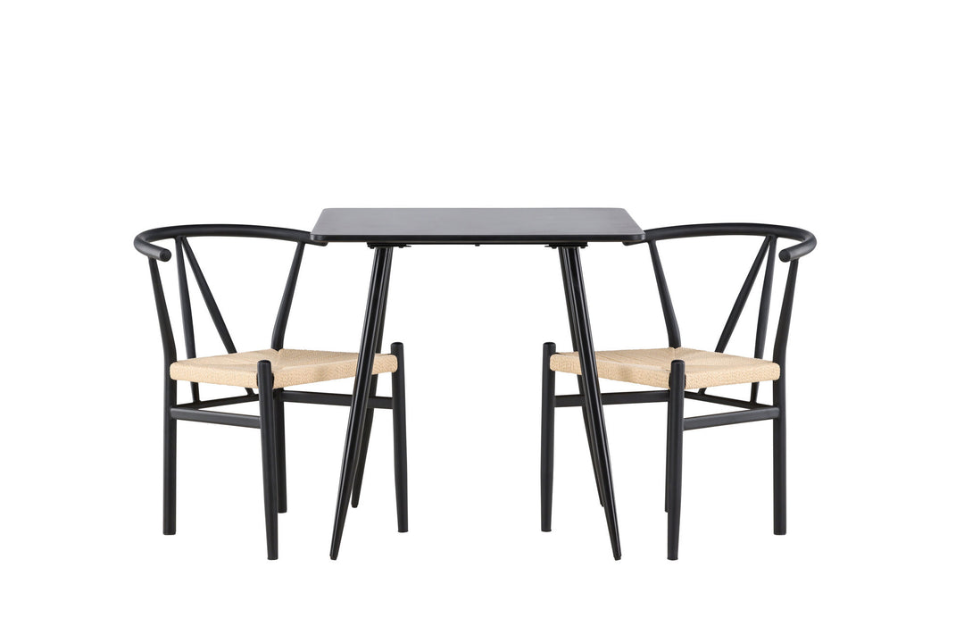 Venture Home Polar Dining Table with Alfons Dining Chair