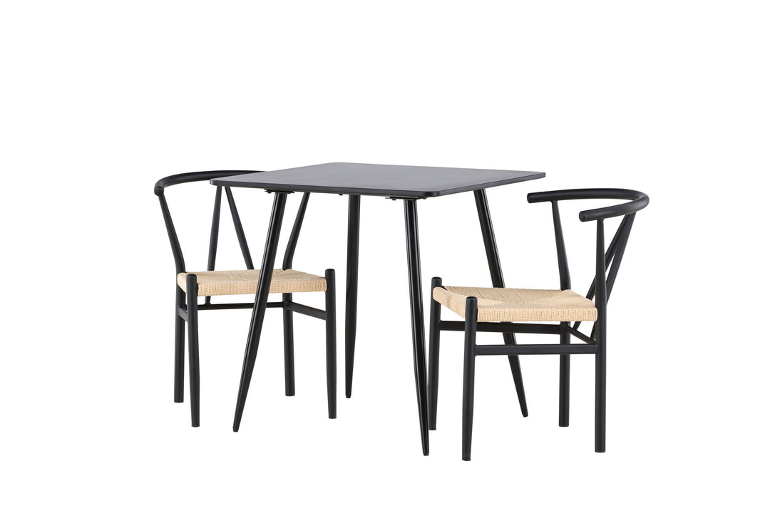 Venture Home Polar Dining Table with Alfons Dining Chair
