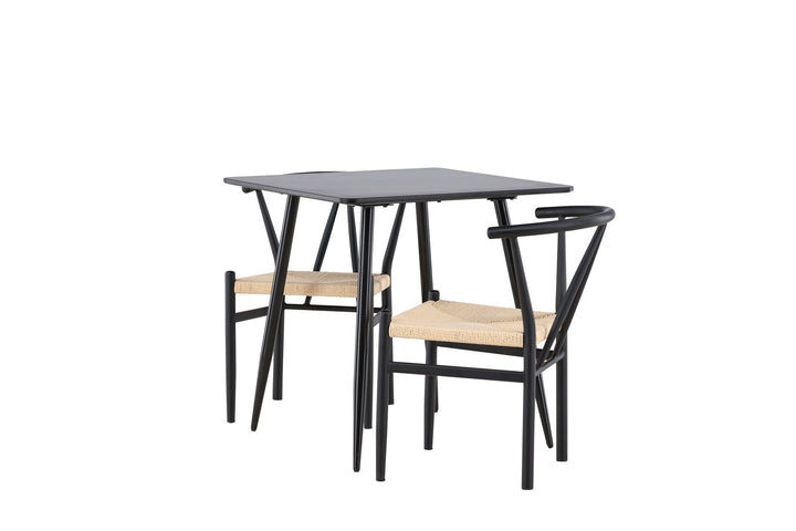 Venture Home Polar Dining Table with Alfons Dining Chair