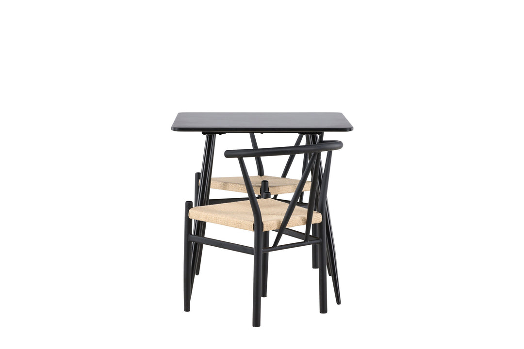 Venture Home Polar Dining Table with Alfons Dining Chair