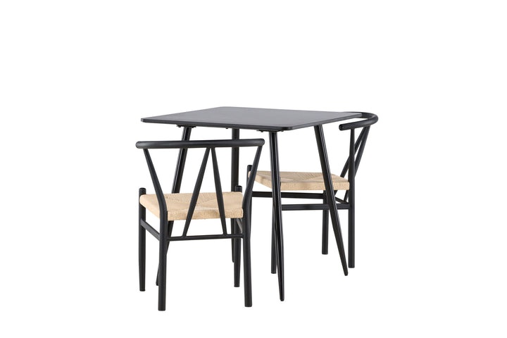 Venture Home Polar Dining Table with Alfons Dining Chair